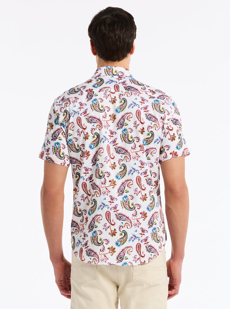 TANGIER SHORT SLEEVE BUTTON DOWN SHIRT