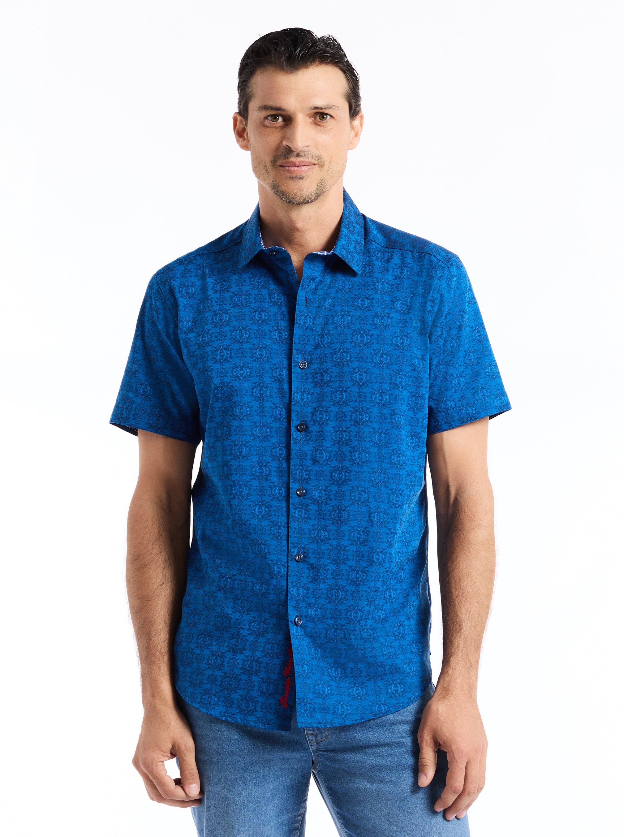STELLMAN SHORT SLEEVE BUTTON DOWN SHIRT
