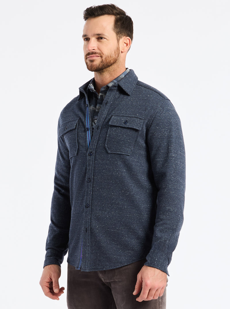 VIGANO LONG SLEEVE KNIT SHIRT