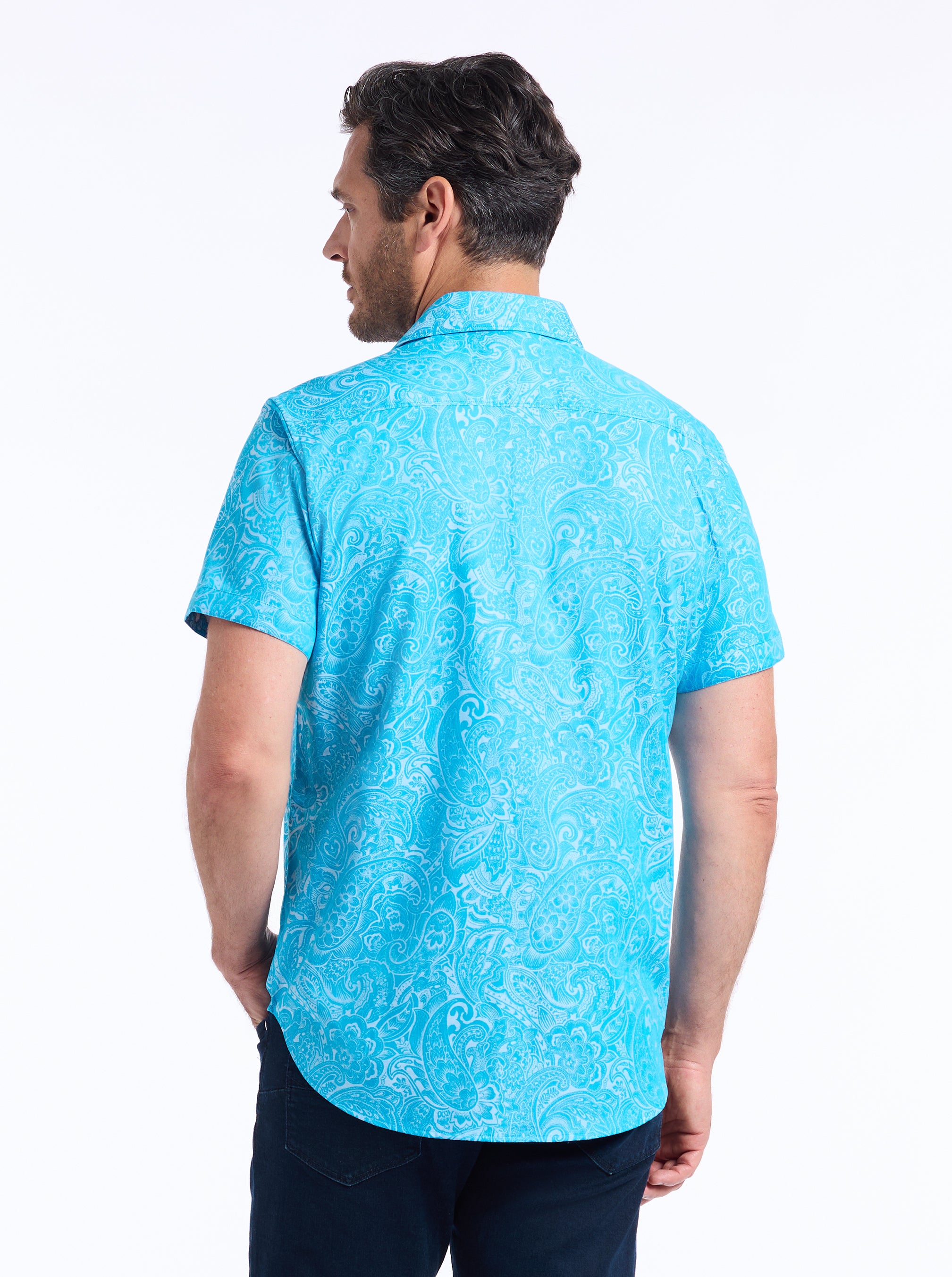 HUDSON SHORT SLEEVE BUTTON DOWN SHIRT