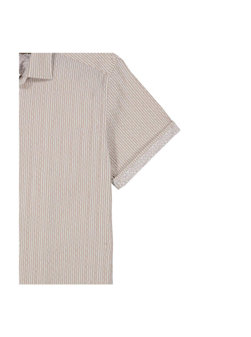 FORNILLO SHORT SLEEVE BUTTON DOWN SHIRT