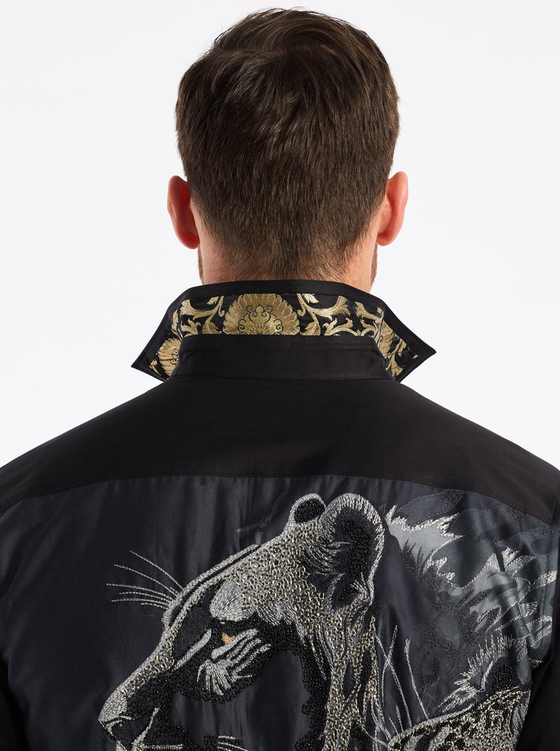 LIMITED EDITION LION'S SHADOW LONG SLEEVE BUTTON DOWN SHIRT TALL