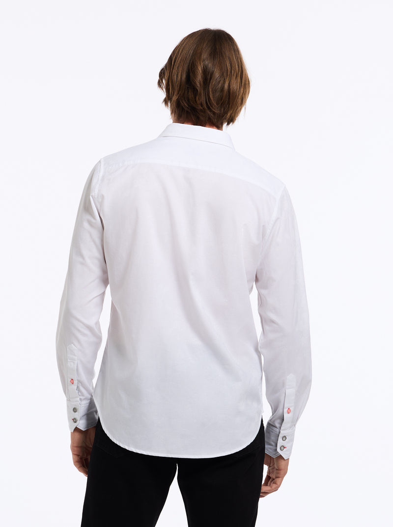 MESSI LONG SLEEVE BUTTON DOWN SHIRT