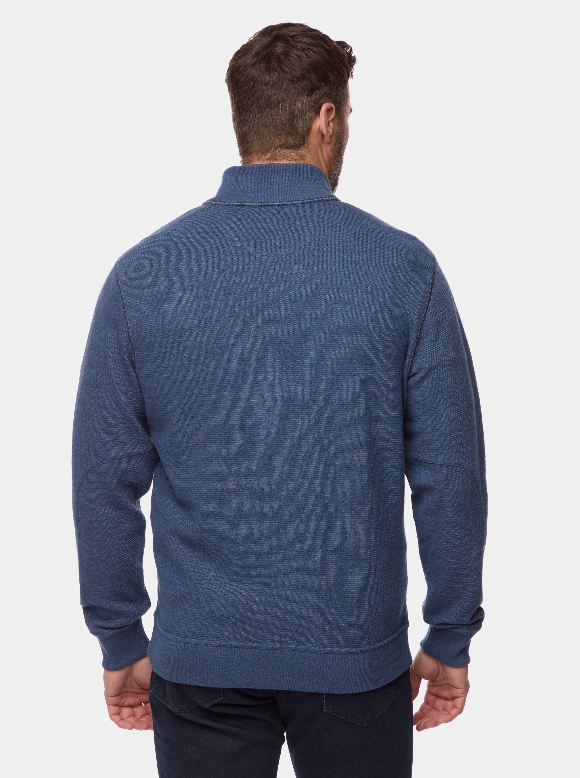 MOSER FULL ZIP KNIT SHIRT
