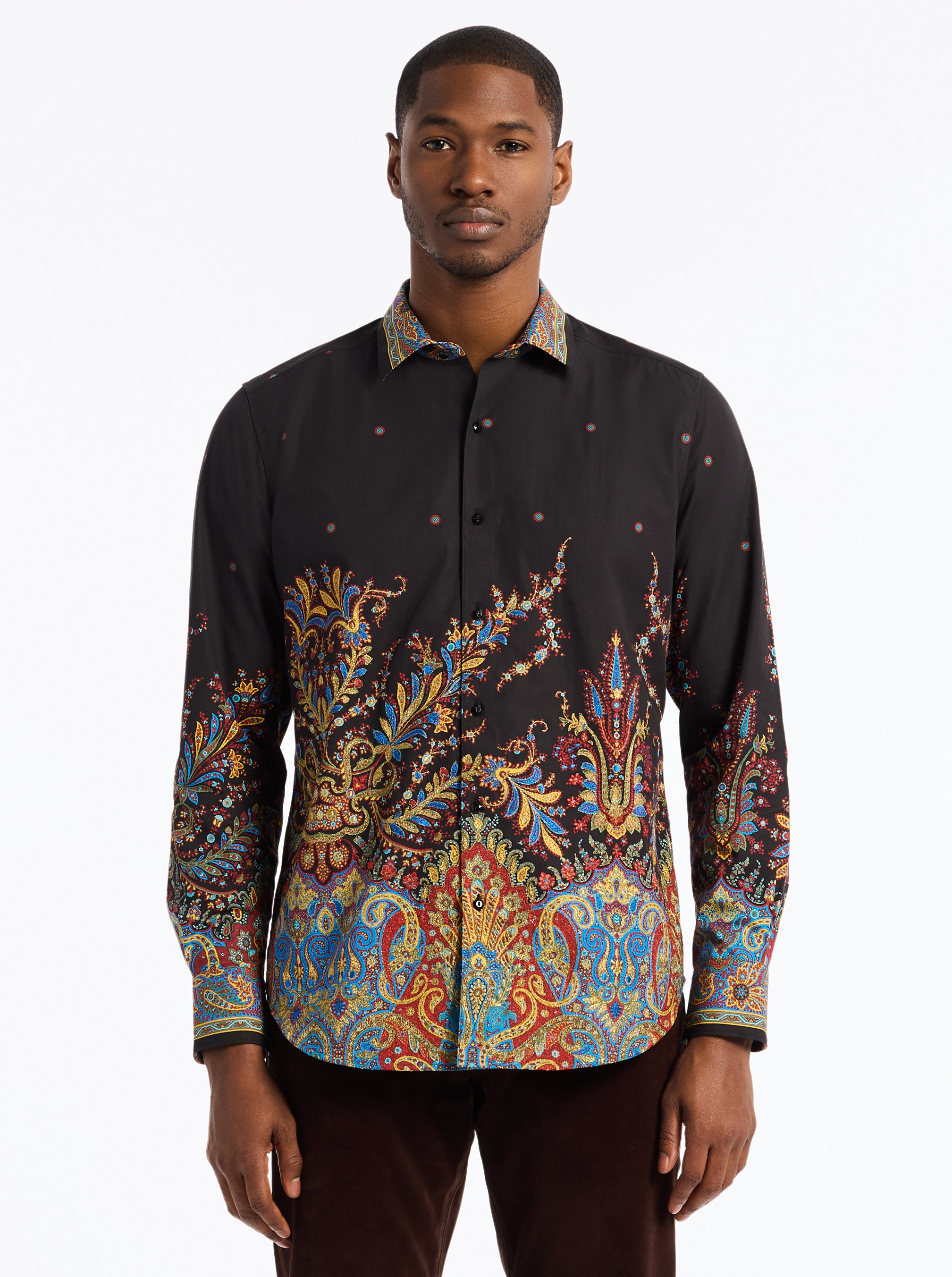 LIMITED EDITION THE TAJ MAHAL LONG SLEEVE BUTTON DOWN SHIRT
