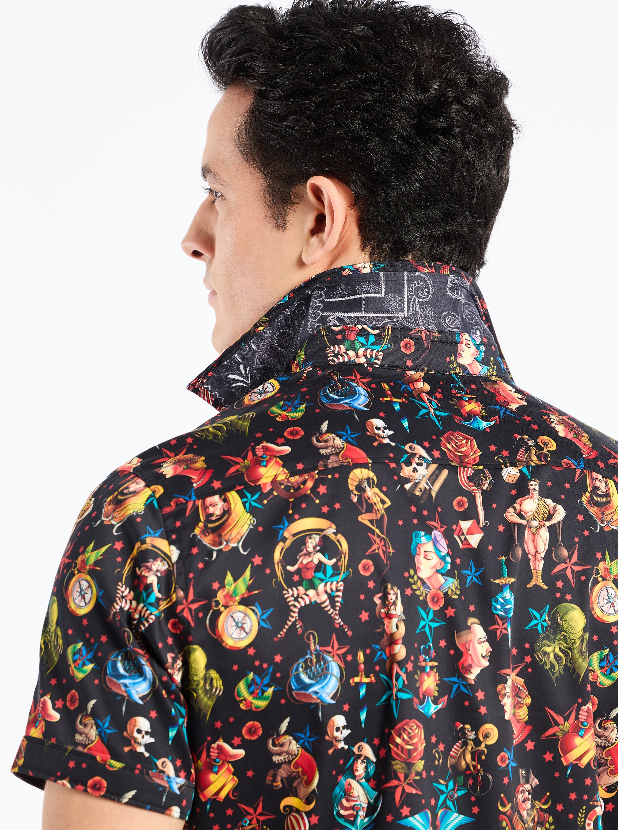 CARNI SHORT SLEEVE BUTTON DOWN SHIRT