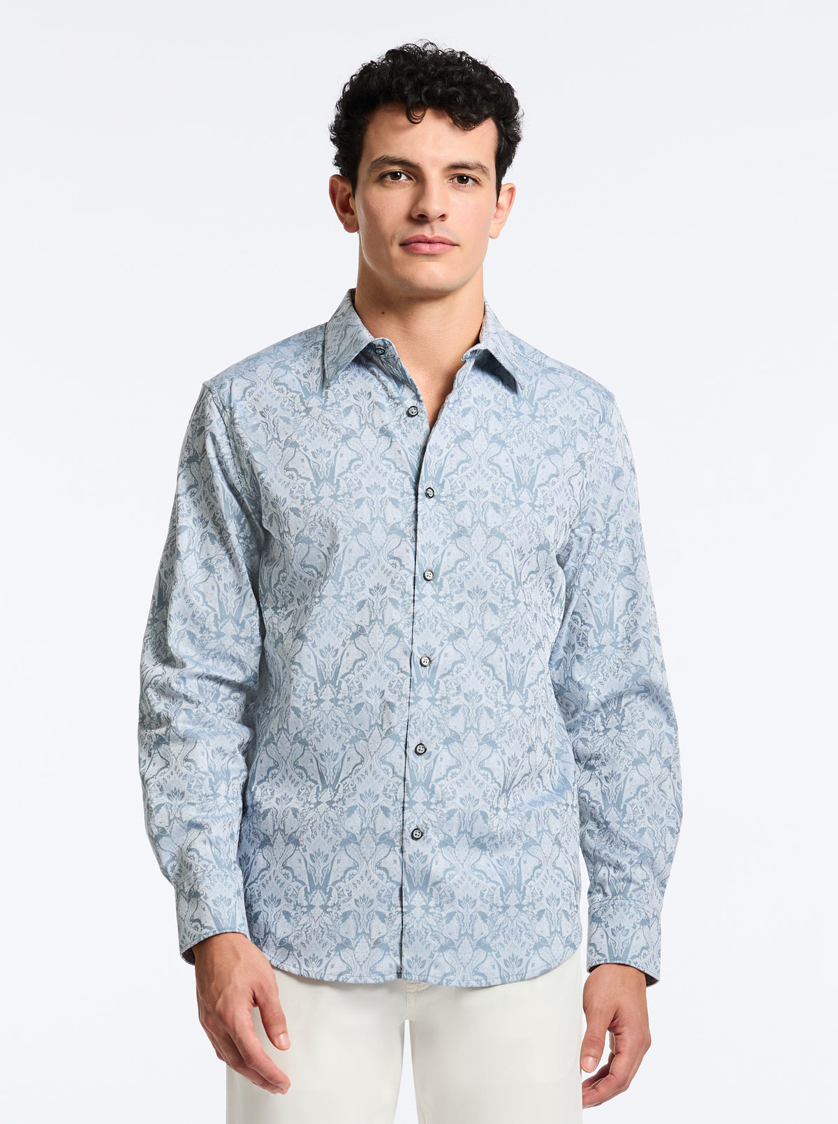 HIGHLAND LONG SLEEVE BUTTON DOWN SHIRT BIG