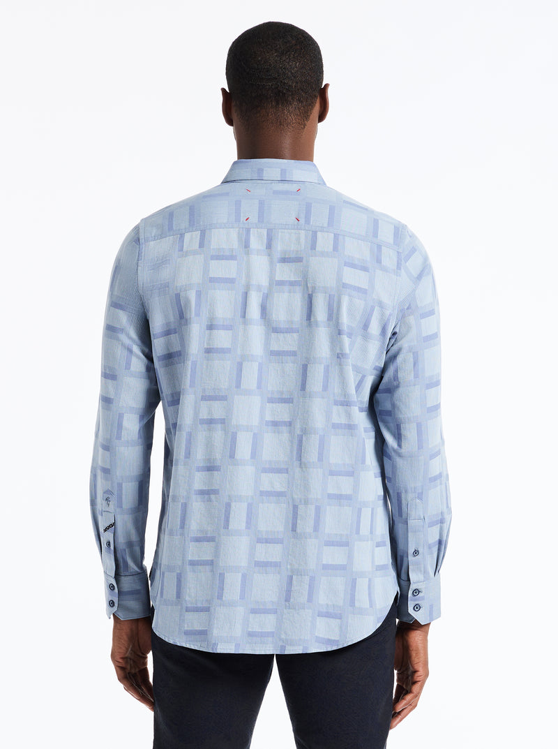 EATON LONG SLEEVE BUTTON DOWN SHIRT