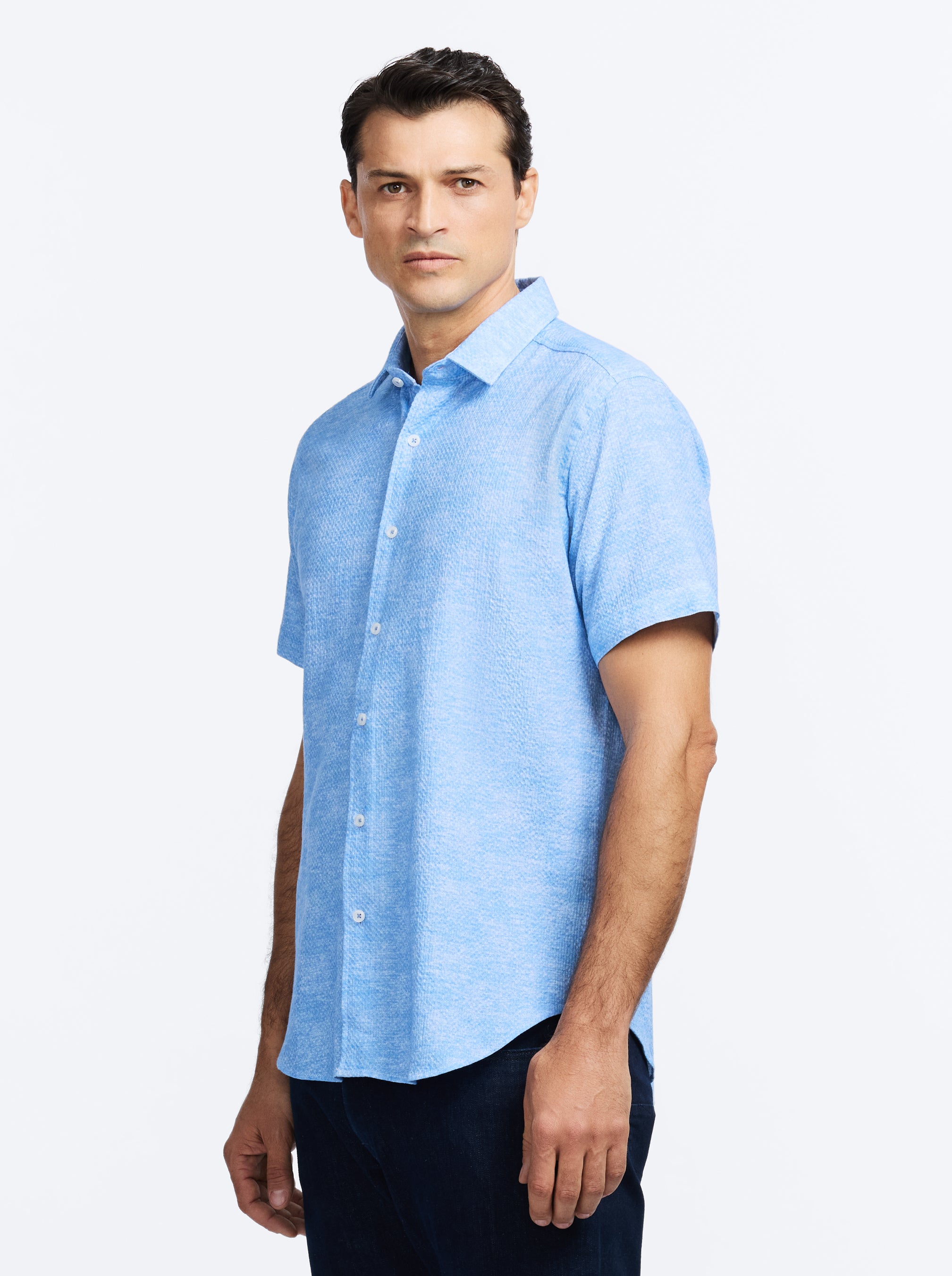 REID SHORT SLEEVE BUTTON DOWN SHIRT