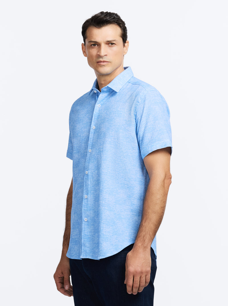 REID SHORT SLEEVE BUTTON DOWN SHIRT