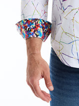 ORCHARDS LONG SLEEVE BUTTON DOWN SHIRT