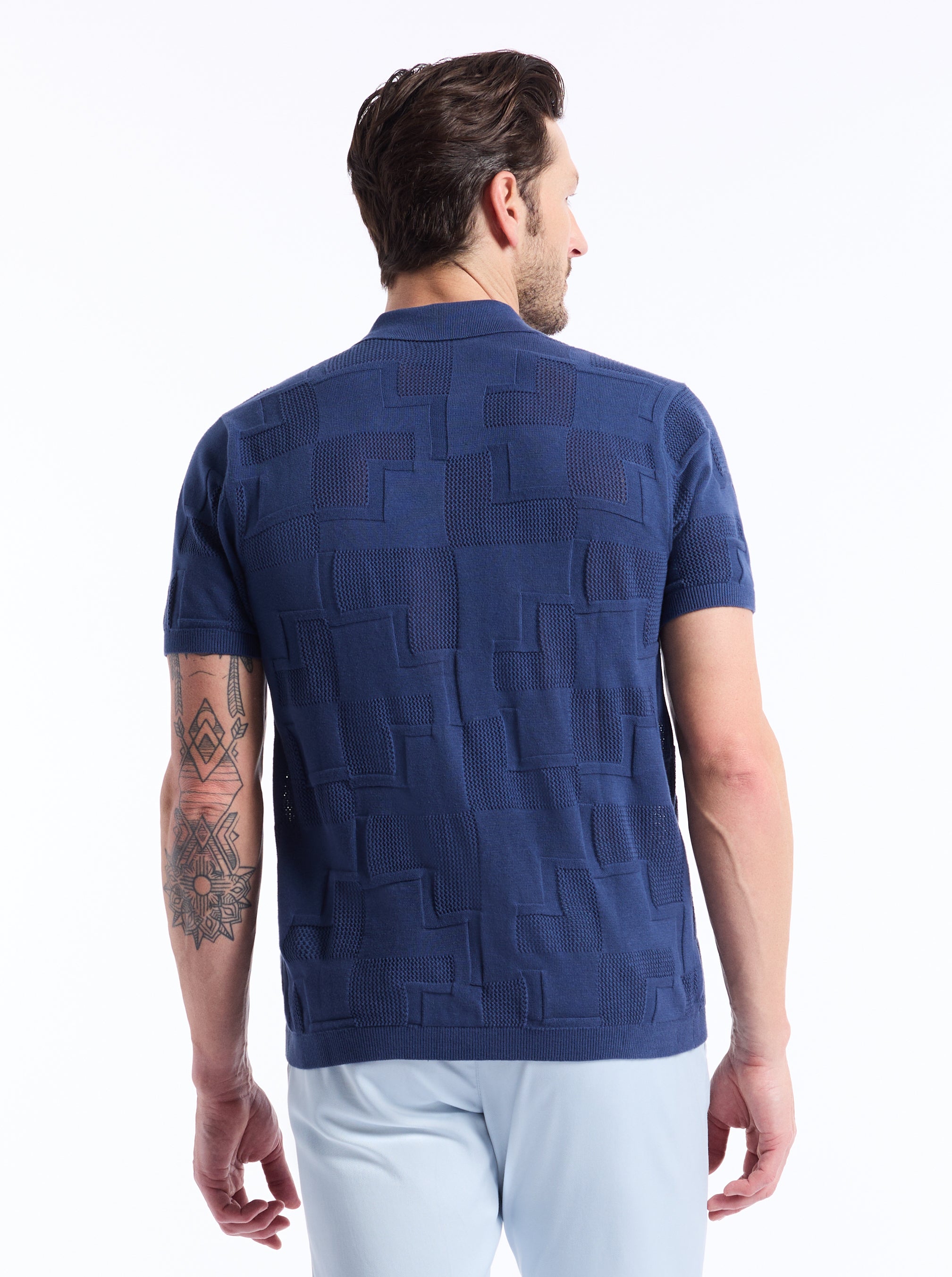 DRAYFORD SHORT SLEEVE SWEATER