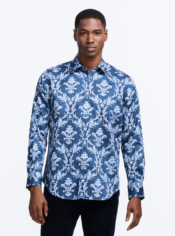 NEVILLE LONG SLEEVE BUTTON DOWN SHIRT BIG