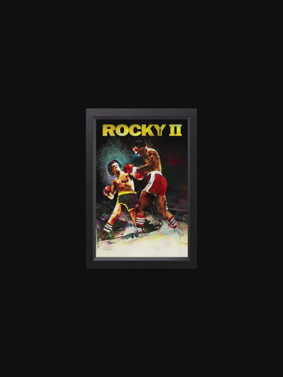 John shares that when he showed the finished piece to Sylvester Stallone, Stallone said it perfectly captured the spirit of a "salt of the earth" man taking on a much bigger opponent with everything he has.