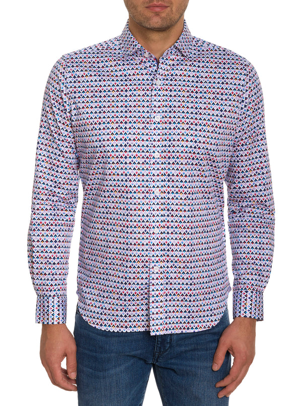 SANDERS LONG SLEEVE BUTTON DOWN SHIRT