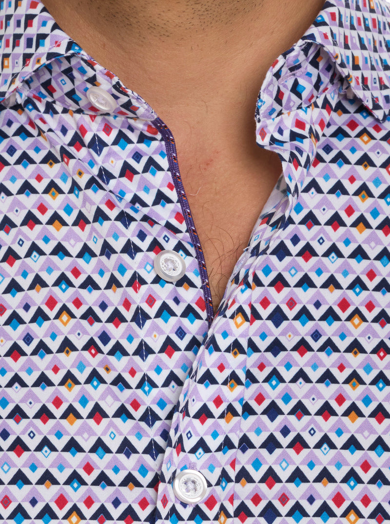SANDERS LONG SLEEVE BUTTON DOWN SHIRT