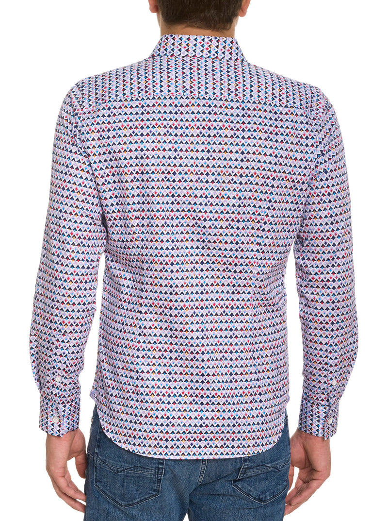 SANDERS LONG SLEEVE BUTTON DOWN SHIRT