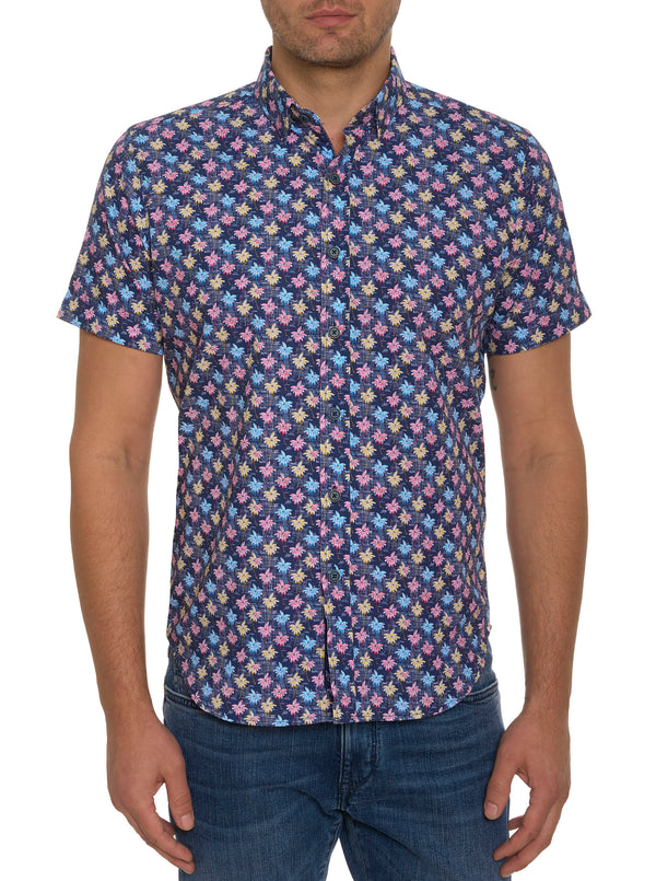 CLYFORD SHORT SLEEVE BUTTON DOWN SHIRT