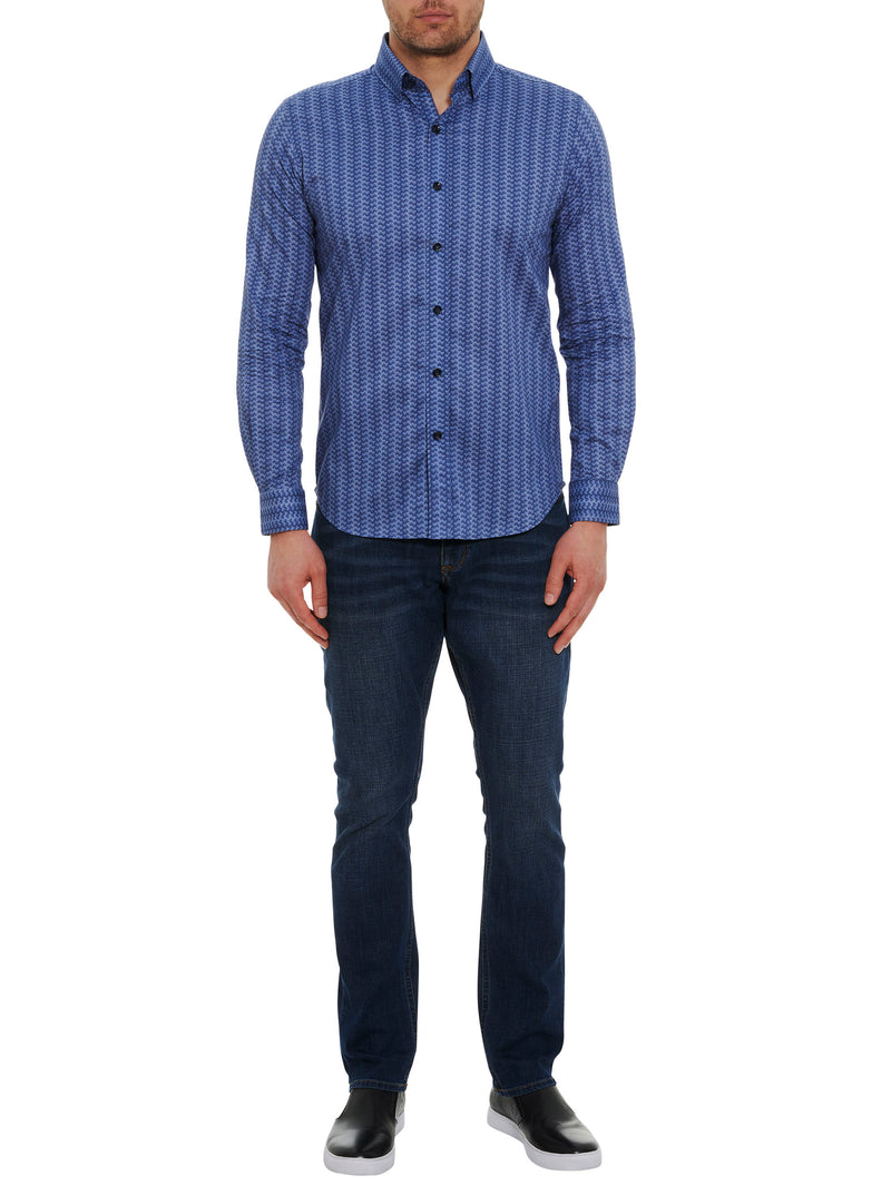 DOMENIC LONG SLEEVE BUTTON DOWN SHIRT