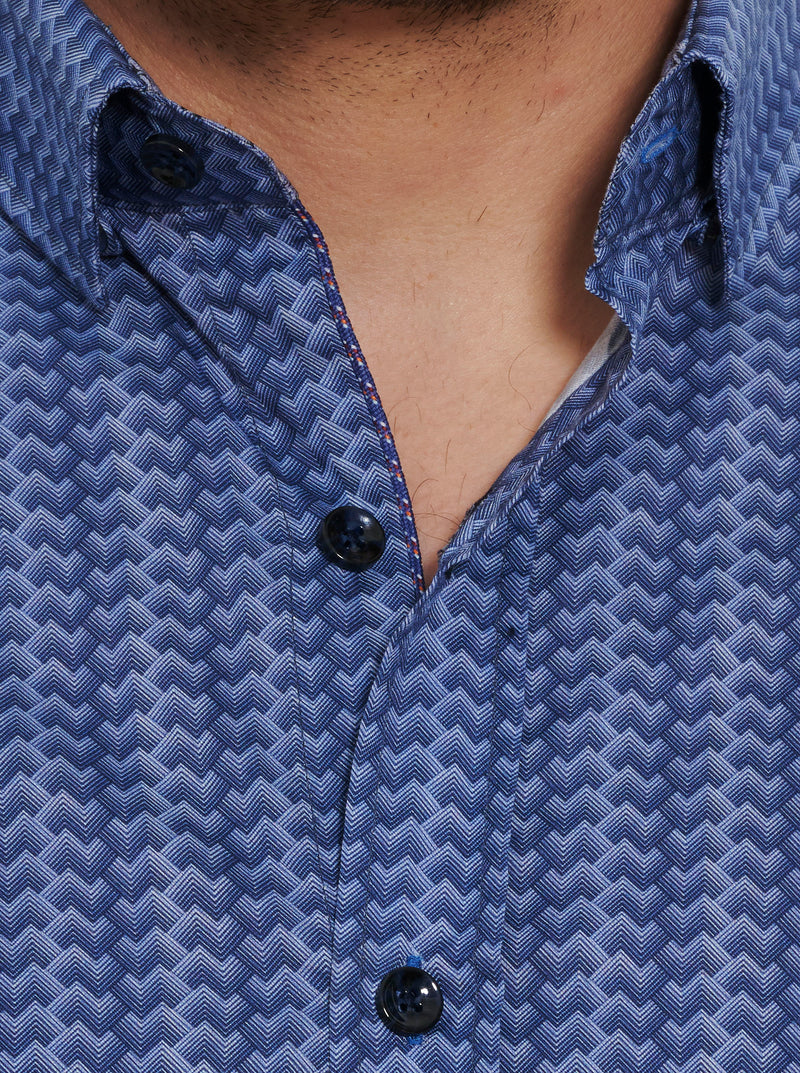 DOMENIC LONG SLEEVE BUTTON DOWN SHIRT