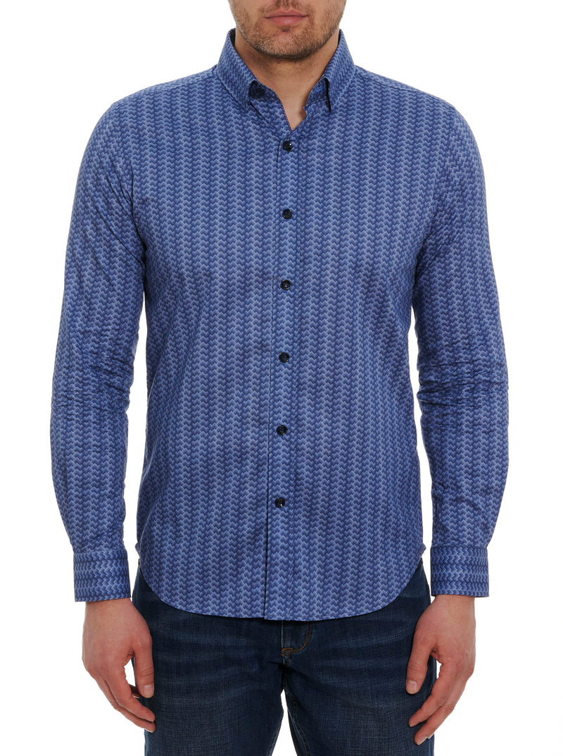 DOMENIC LONG SLEEVE BUTTON DOWN SHIRT