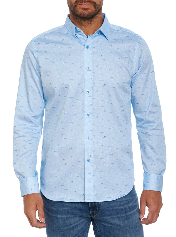 NORTH EASTERN LONG SLEEVE BUTTON DOWN SHIRT