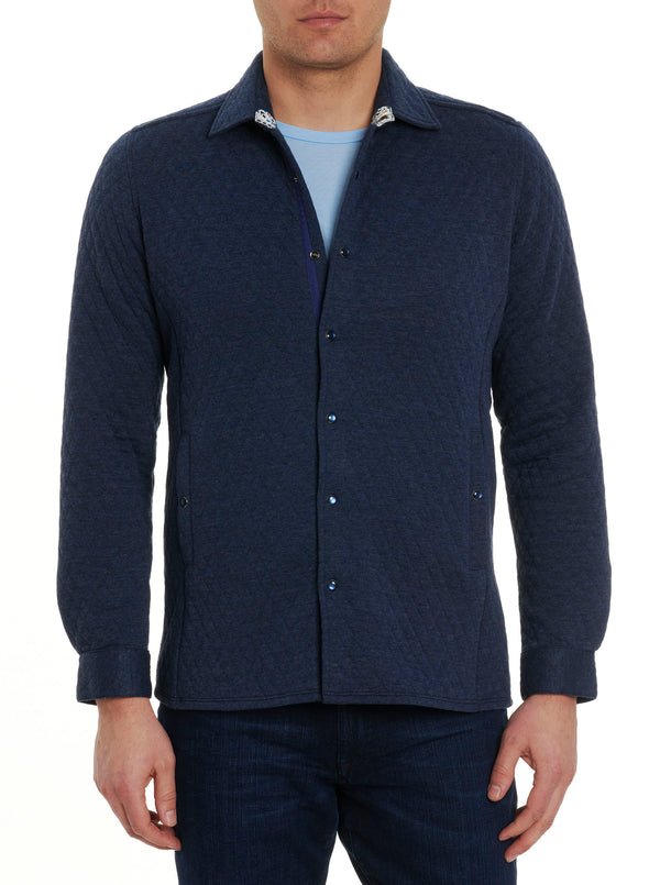 JACKDAW LONG SLEEVE KNIT SHIRT JACKET