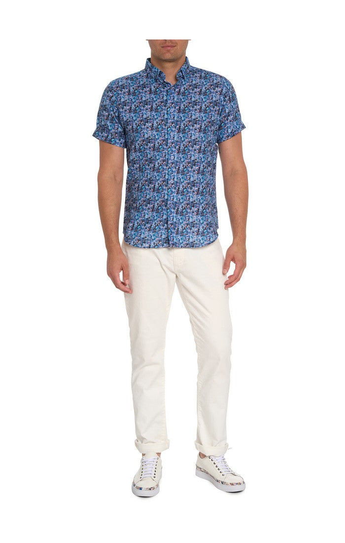 ELMONT SHORT SLEEVE BUTTON DOWN SHIRT