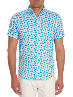 HEWLETT SHORT SLEEVE BUTTON DOWN SHIRT