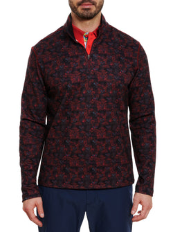 CUTTING EDGE FLEECE ZIP NECK SWEATER