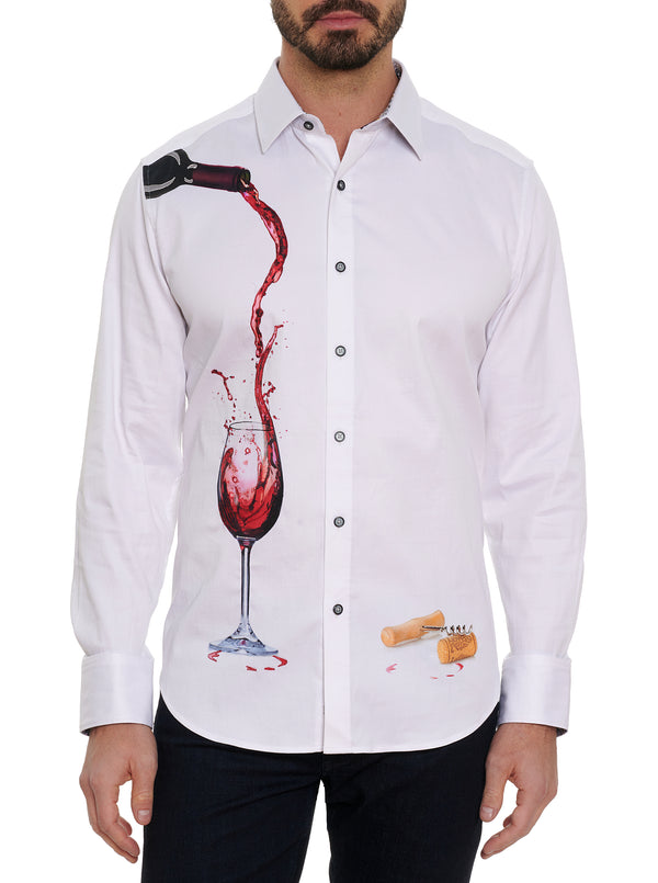 PINOT NOIR 2 LONG SLEEVE BUTTON DOWN SHIRT BIG