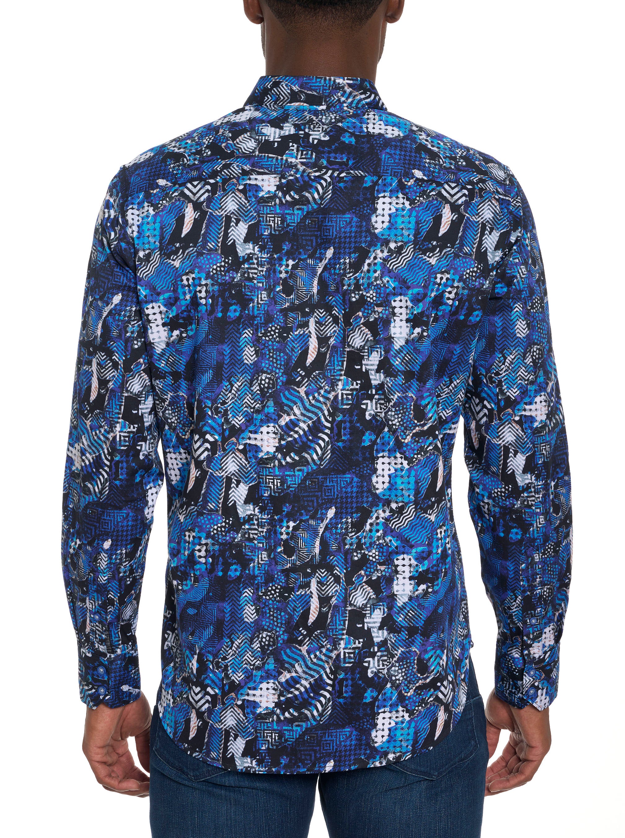FANTAN LONG SLEEVE BUTTON DOWN SHIRT