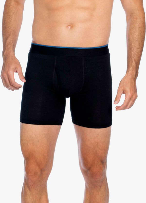 3PK BLACK BOXER BRIEFS