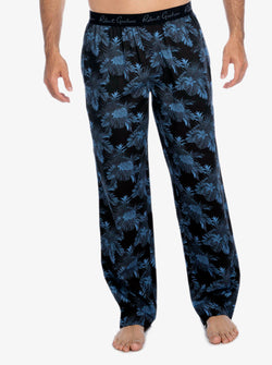 PJ PANT LEAF PRINTED
