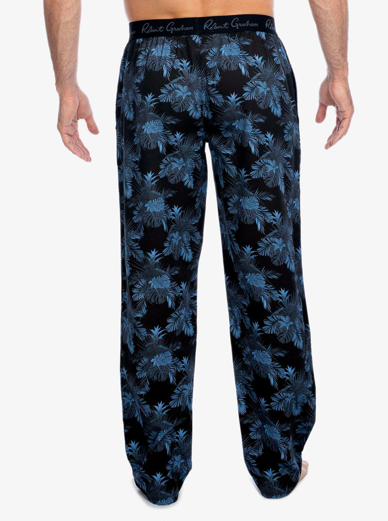 PJ PANT LEAF PRINTED