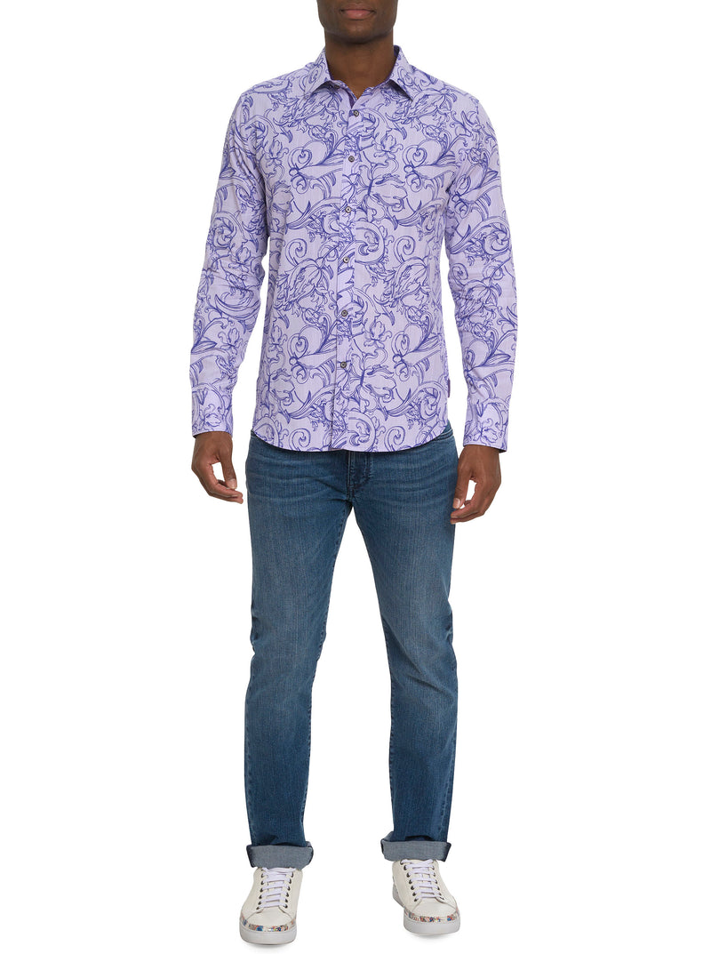 ROYALTON LONG SLEEVE BUTTON DOWN SHIRT