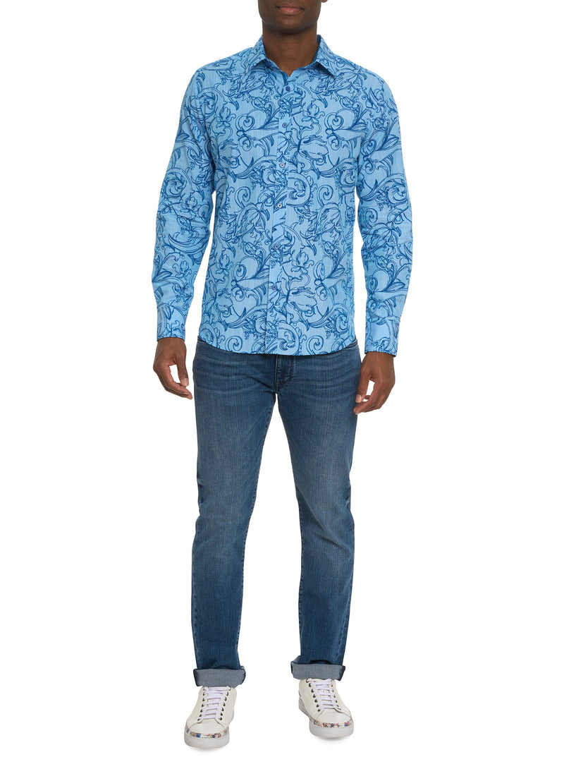 ROYALTON LONG SLEEVE BUTTON DOWN SHIRT