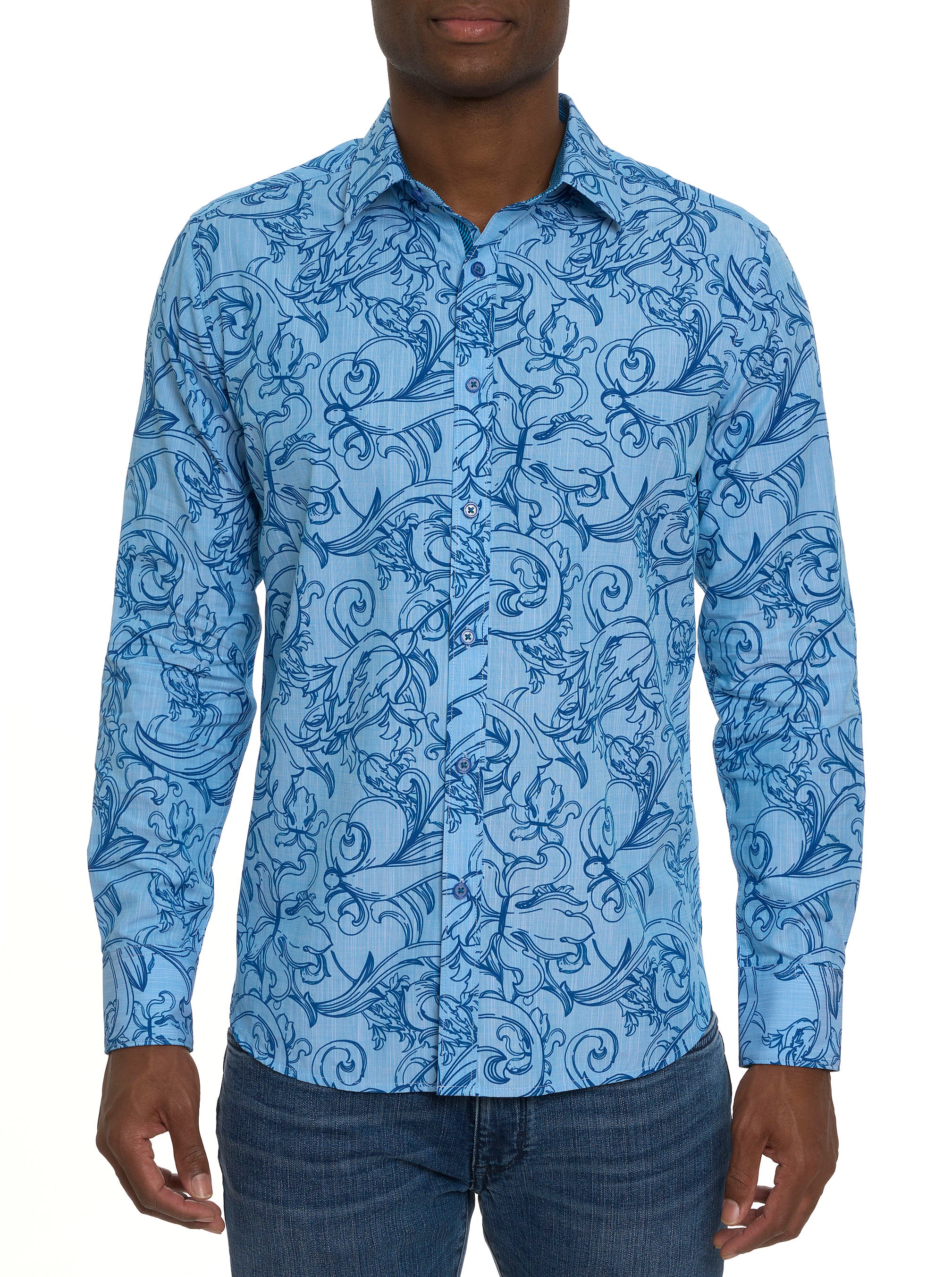 ROYALTON LONG SLEEVE BUTTON DOWN SHIRT