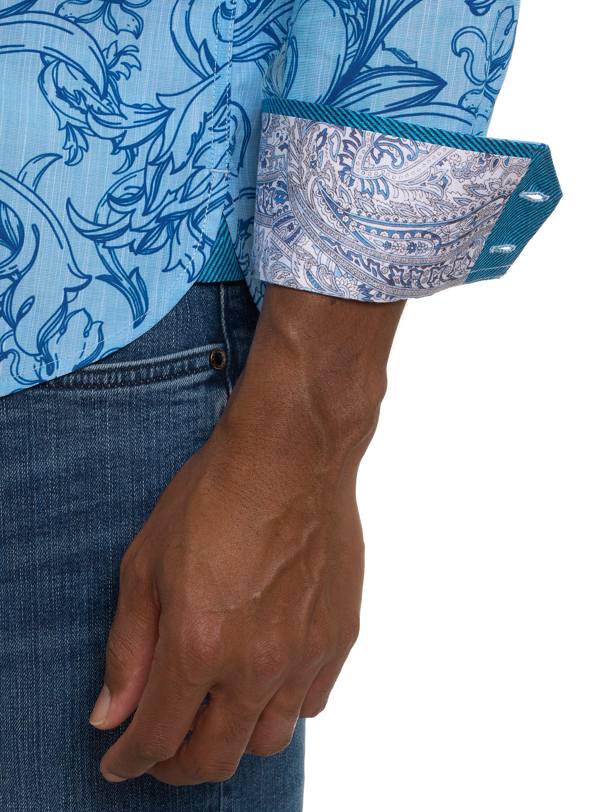 ROYALTON LONG SLEEVE BUTTON DOWN SHIRT