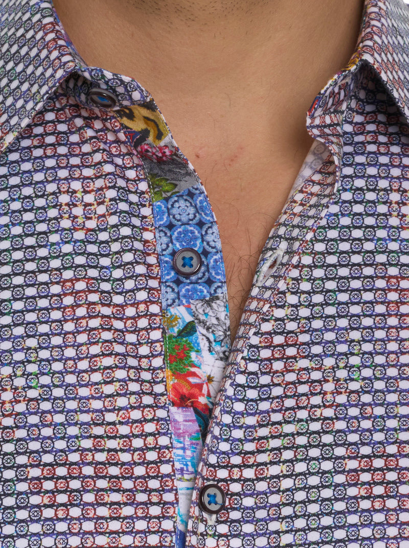 MARTINIQUE LONG SLEEVE BUTTON DOWN SHIRT