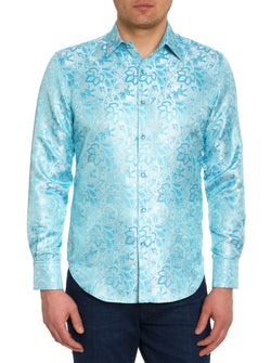 LIMITED EDITION THE BLUE EYES LONG SLEEVE BUTTON DOWN SHIRT