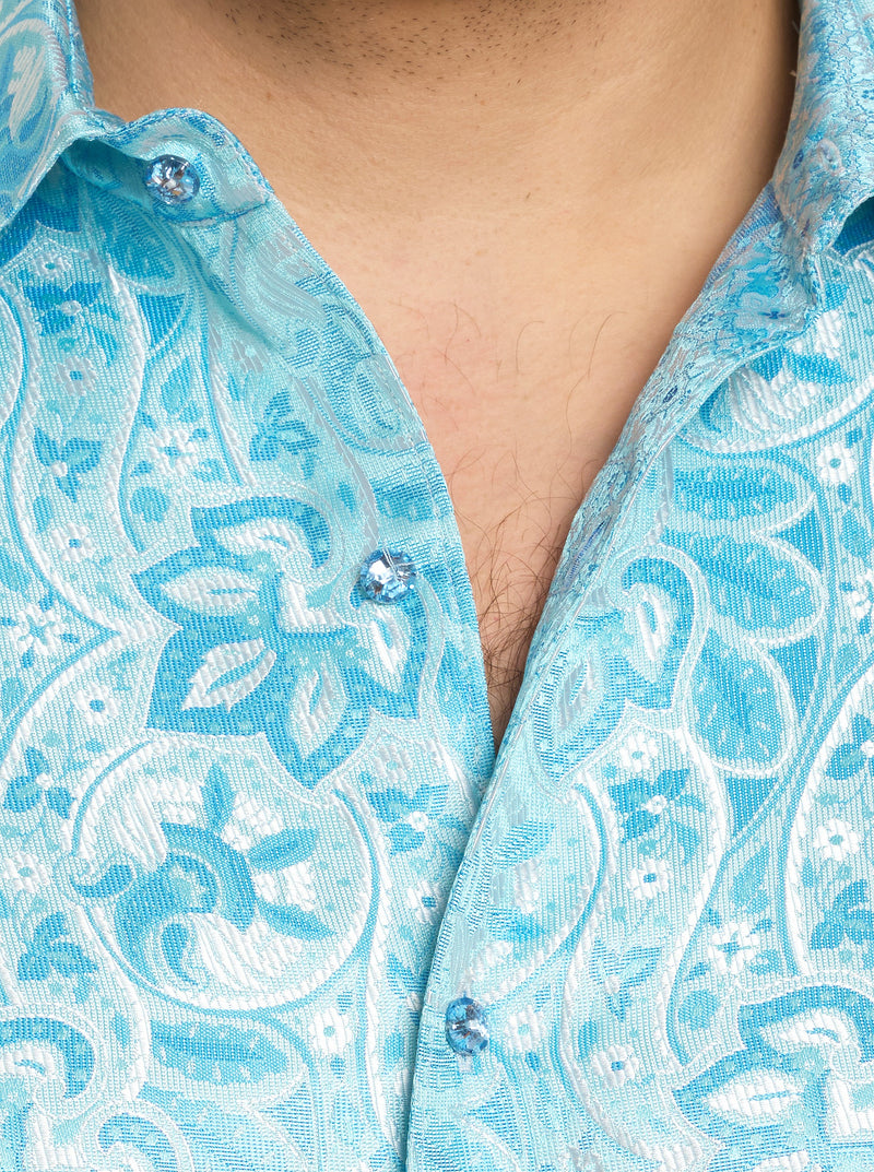 LIMITED EDITION THE BLUE EYES LONG SLEEVE BUTTON DOWN SHIRT