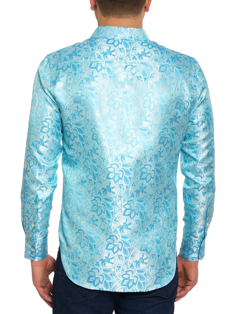 LIMITED EDITION THE BLUE EYES LONG SLEEVE BUTTON DOWN SHIRT