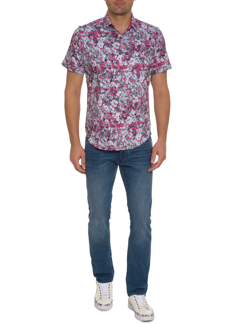 THE PALAZA SHORT SLEEVE BUTTON DOWN SHIRT