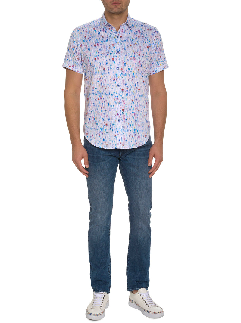 CARLYLE SHORT SLEEVE BUTTON DOWN SHIRT