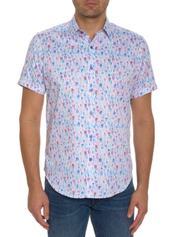 CARLYLE SHORT SLEEVE BUTTON DOWN SHIRT