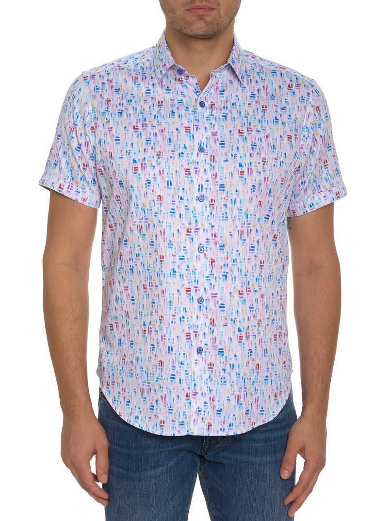 CARLYLE SHORT SLEEVE BUTTON DOWN SHIRT
