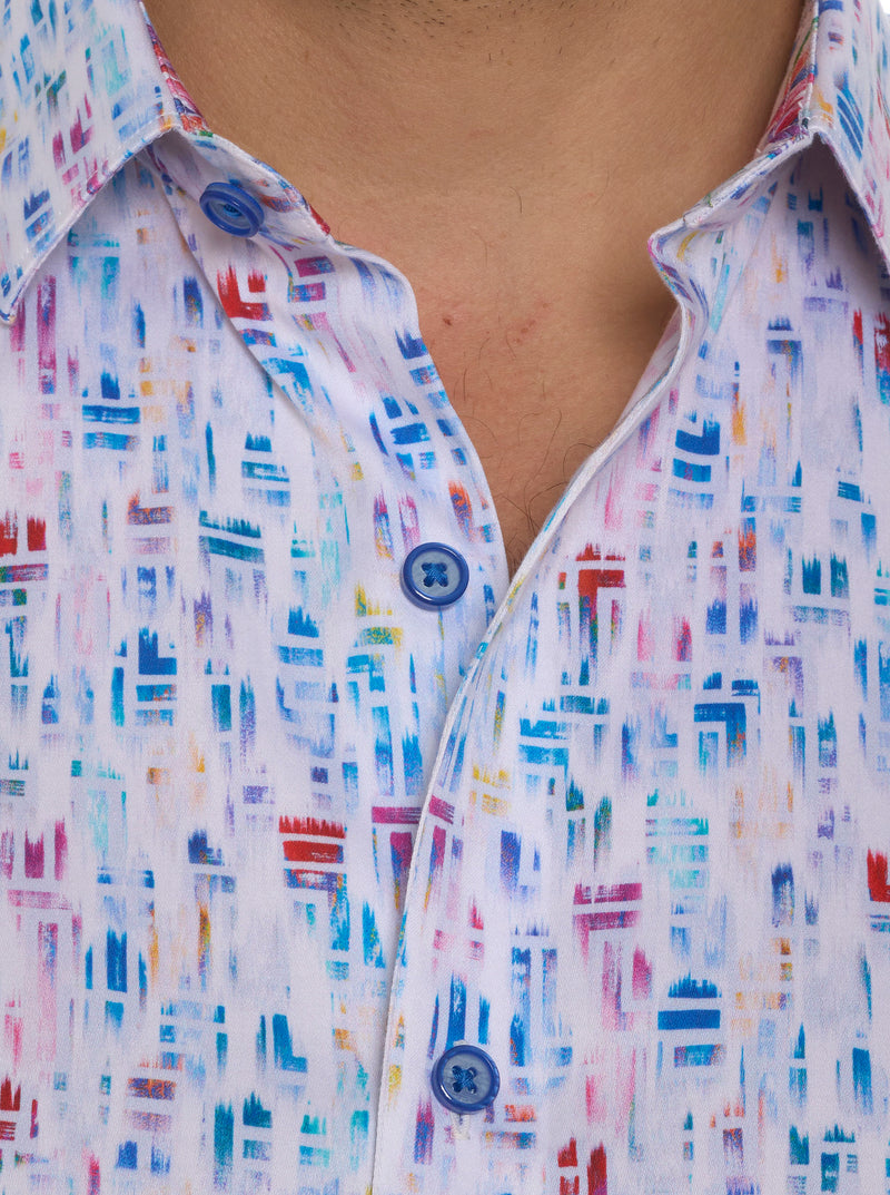 CARLYLE SHORT SLEEVE BUTTON DOWN SHIRT