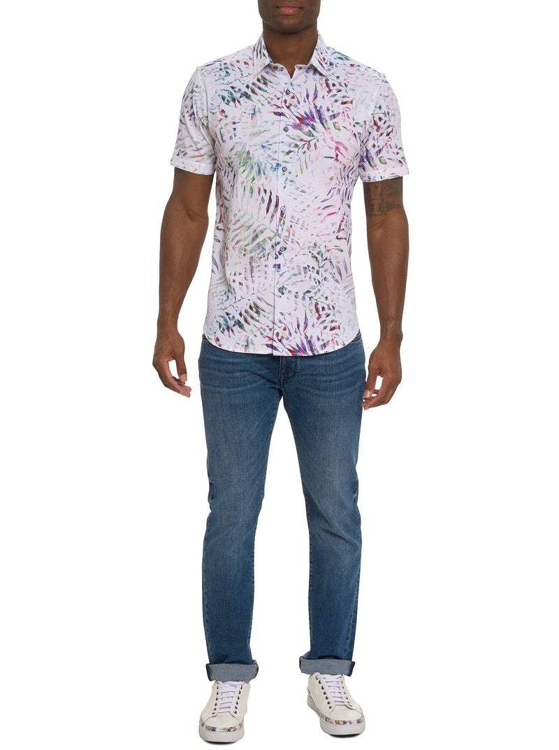 THE ROXY SHORT SLEEVE BUTTON DOWN SHIRT