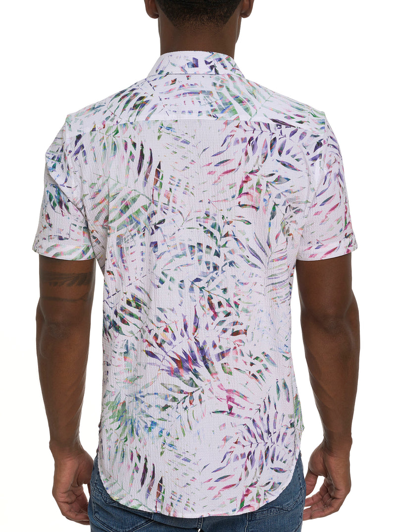 THE ROXY SHORT SLEEVE BUTTON DOWN SHIRT